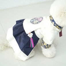 REDPUPPY 寵物 Mureumdal 宮殿韓服, 海軍藍