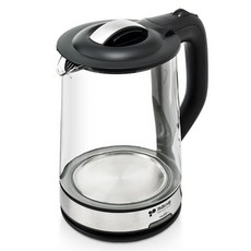 키친아트 허브 내열유리 대용량 전기포트 1.8L, KSJ-BEK18