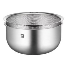 ZWILLING 雙人 Prep 不鏽鋼多功能瀝水調理盆2件組, 1套, 瀝水籃 + 多用盆