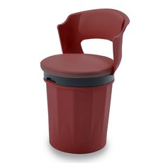 CHAIRFOCUS 圓形收納靠背椅 CM860, 葡萄酒