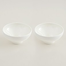 ERATO Dadam 陶瓷麵碗, 白色, 2個