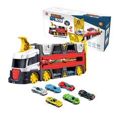 LET'S TOY 變形彈射貨櫃車, 紅色