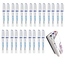 LINEPLUS Line Plus Trima 330 Vod Marker 藍色 25p + 紅色 + 黑色 + 橡皮擦 BTX 套組, 藍色, 黑色, 紅色, 1套
