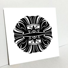 HTP 傳統圖案磁磚 半圓圖案 K0994 9757, 1個