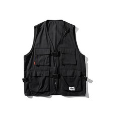 黑色crew男款戶外軍事時尚背心 G3VMJ005