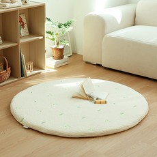 asomn 印花100支棉圓形地毯, 恐龍款, 1個