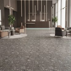 ECKOREA 高級 3T 裝飾地磚 EW524 水磨石圖案地板 455 x 455 x 3 mm, 多色, 16個