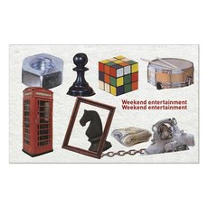 사각 매트 포인트 러그