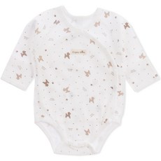 Organic Boom 貴賓狗印花包屁衣