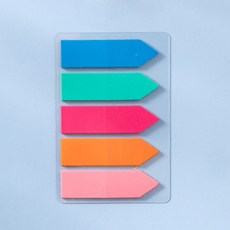 PEONIST 旗幟索引貼紙 06亮彩箭頭, 5入, 1個