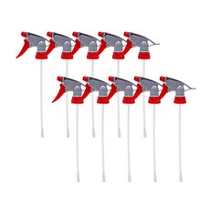 World Clean 5色噴霧器噴嘴, 紅色, 10個