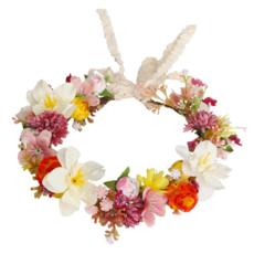 Ando Party新娘派對苦瓜花冠, 混合顏色, 1個