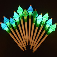 PARTYHAE LED發光聖誕原子筆, 12個, 聖誕樹