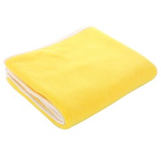 ATEAM 吸水力佳的運動毛巾, 1個, 黃色