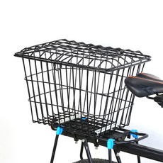 Dvic 有蓋運輸自行車籃 BS-2, 黑色, 1個