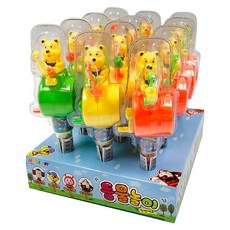 小玩具糖果釣魚游戲黃色4p+橙色4p+綠色4p套組, 混色