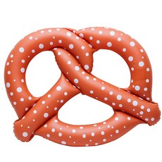 超大椒鹽捲餅游泳圈, 混色, 1個