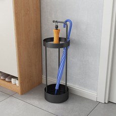 THE ZAKKA 現代簡約可瀝水室內雨傘架 FREE, 黑色, 1個