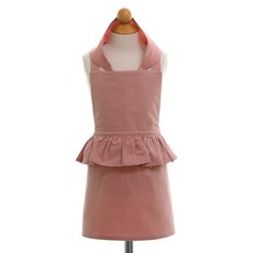 SEMOMS 女童荷葉邊圍裙+頭巾組