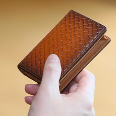 La Chic 網眼壓花雙色漸層名片夾 LC25WM0035