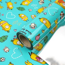 Coco Plus 香蕉卷包裝紙 37.5cm, 1個, 薄荷綠