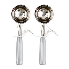 Zeus 冰淇淋勺 8號, 灰色, 2個