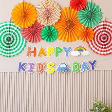 派對派對棒棒糖 KIDSDAY 裝飾套裝, 彩虹款, 1組
