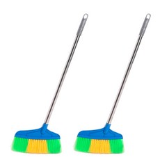 Clean Mate 不鏽鋼掃帚, 2個, 混合顏色