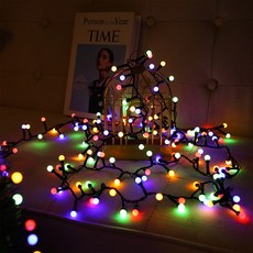 21C Trend 密集櫻桃燈泡 LED 燈串轉接器 250燈 5m, 彩色光(照明), 1個