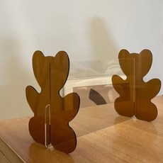 Market Rebe髮箍髮箍收納展示架 棕色熊, 1個