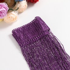 아티홈 반짝 모던 파티 실커튼 관통형, 딥퍼플