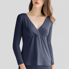 MARKET A 孕婦交叉長袖上衣