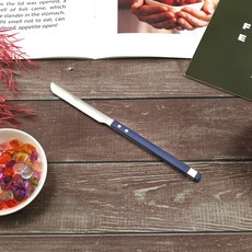 Bogen 方形Solen餐具甜點刀, 藍寶石色, 1個