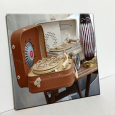 HTP 磁磚 復古留聲機 C2722