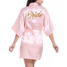 브라이드 골드 글리터 샤워가운 S, 후레쉬핑크, 1개