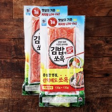 대림선 김밥 애 쏘옥 맛살, 132g, 2개