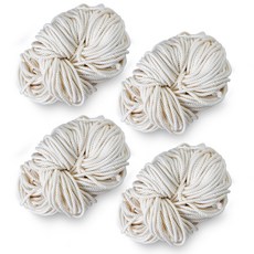 Miso毛線 低粉塵 Neutral Soft TC Macrame編織線 120股 5mm, 單一顏色, 73m