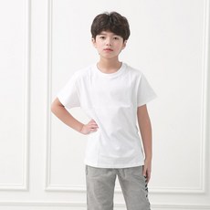 J.KID 兒童透氣基本款素色短袖T恤