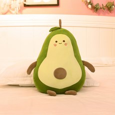 순잠 부드러운 촉감 아보카도 인형 뚱이, 그린, 1개, 35cm
