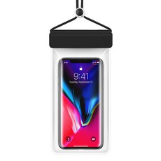 로얄그린 터치 휴대폰 방수팩, 블랙, 1개