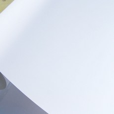 두툼한 무점착 암막 창문 시트지, 암막 화이트