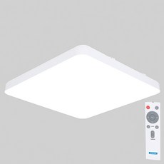 MEGAMAN Vitson LED 60W 方形可變色遙控房間燈, 1個