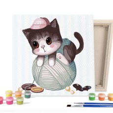 iLovePainting DIY 動物彩繪, 線球貓