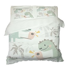 插圖印花床包枕頭套組 140*200cm