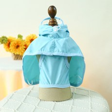 狗狗 Wavy Days 天空雨衣, 1個, 天藍色