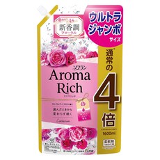 LION 獅王 Aroma Rich 香水柔軟精補充包-凱瑟琳 Catherine, 1.6L, 1包