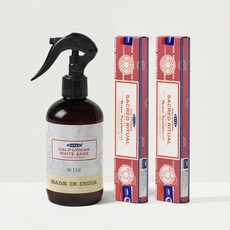 NAG CHAMPA KOREA 線香 15g x 2p + 室內噴霧 250ml 套組, 神聖儀式(線香), 加州白鼠尾草(室內噴霧)