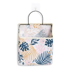 更好的日子方形多功能壁掛式布收納袋 YT_RI262, 粉色的