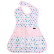 plie 孩童用全身防水圍兜, 1件, 39 粉底小狗, 1件