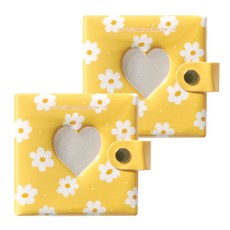 Deco Pocket迷你3孔Polar活頁夾 2入, 陽光雛菊, 30張